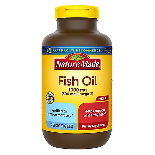 Nature Made Fish Oil,1000 mg ,250 Liquid Softgels (Pack of 3) on Productcaster.