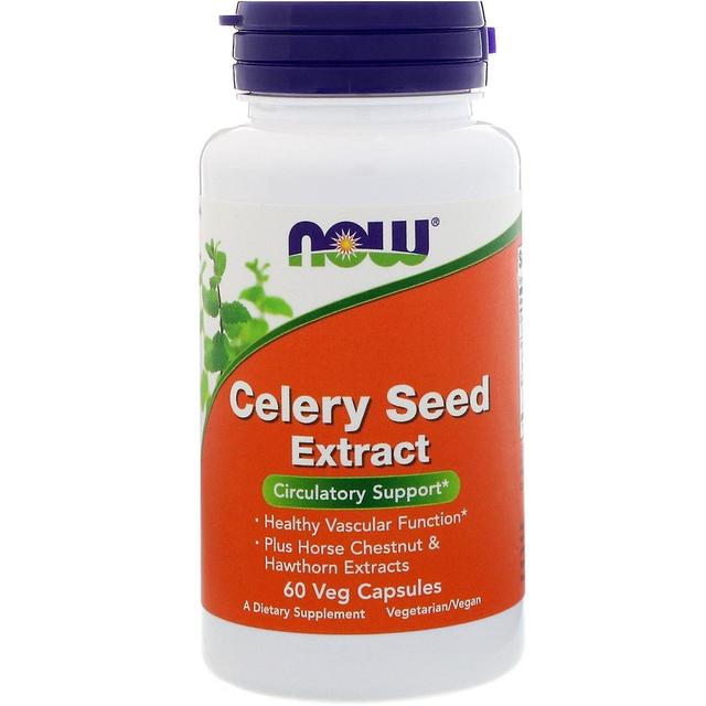 Now Foods, Celery Seed Extract, 60 Veg Capsules on Productcaster.