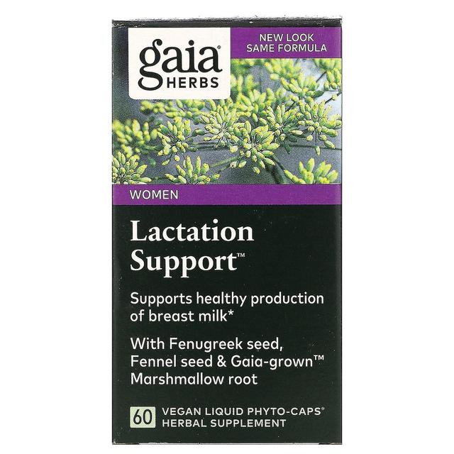 Gaia Herbs, Supporto all'allattamento per le donne, 60 Vegan Liquid Phyto-Caps on Productcaster.