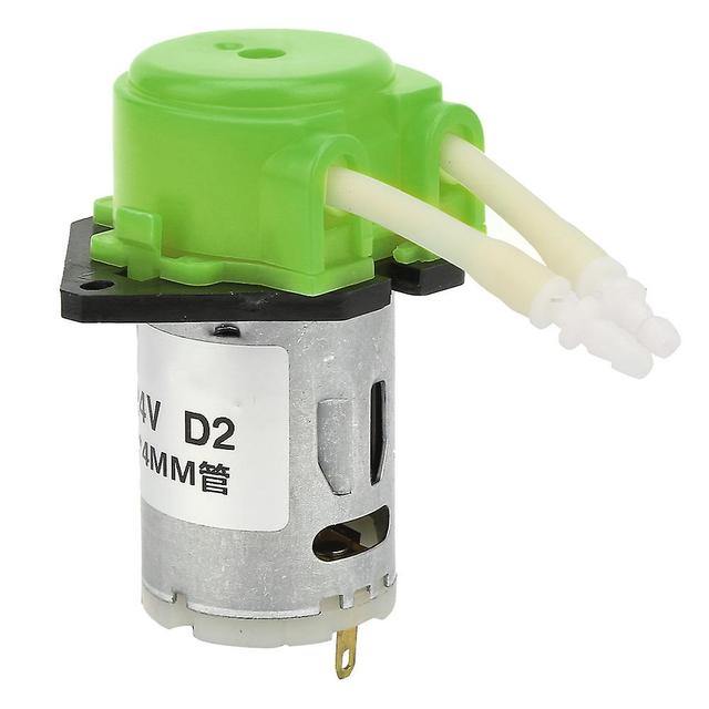 Gegong D-2 2*4mm Dc 24v Diy Peristaltic Liquid Pump Dosing Pump For Laboratory Analytic(green) on Productcaster.