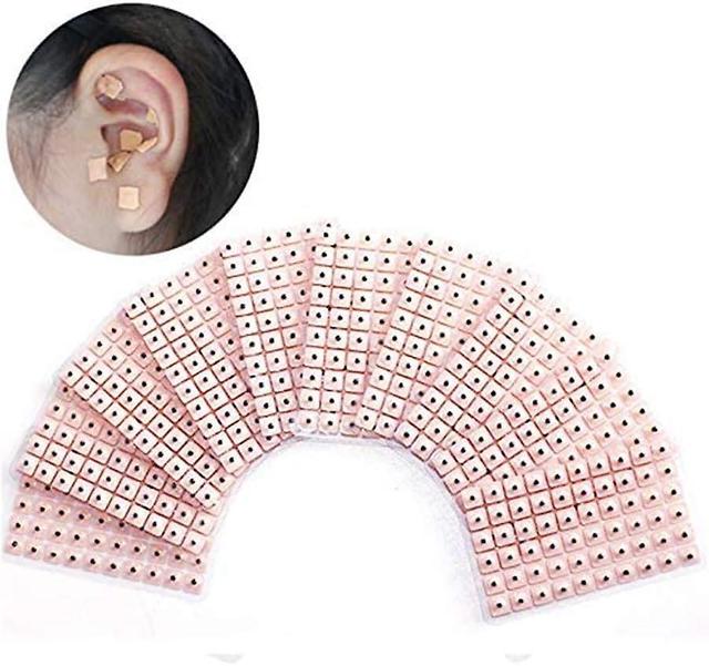 Lertenys 600 Capsules Disposable Ear Type Acupuncture King Without Thread Paste Bean Massage Ear Type Acupuncture Set on Productcaster.