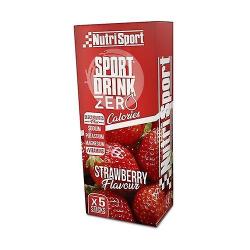 Nutrisport Športový nápoj zero jahoda 5 tyčiniek 3,5g (Jahoda) on Productcaster.