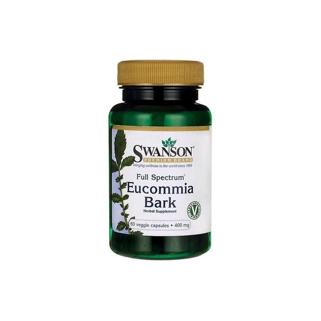 Swanson Full Spectrum Eucommia Bark 400 Mg 60 caps BI7245 on Productcaster.