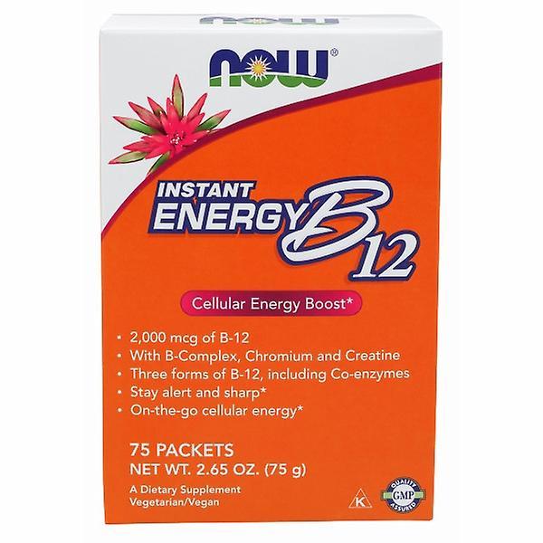 Now Foods Instant Energy B-12, 2000 mcg, 75/box (Pack of 3) on Productcaster.