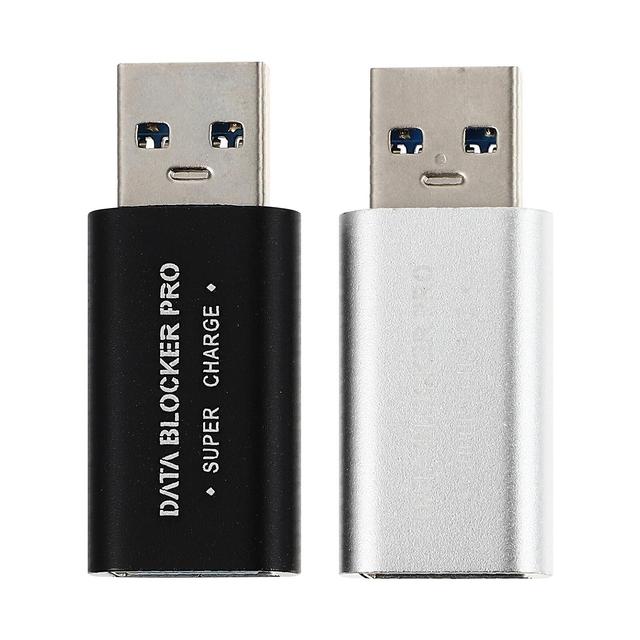 2pcs Usb Data Blocker Charge-only Usb Blocker Juice Jacking Prevention Color surtido 2 4X1.5cm on Productcaster.