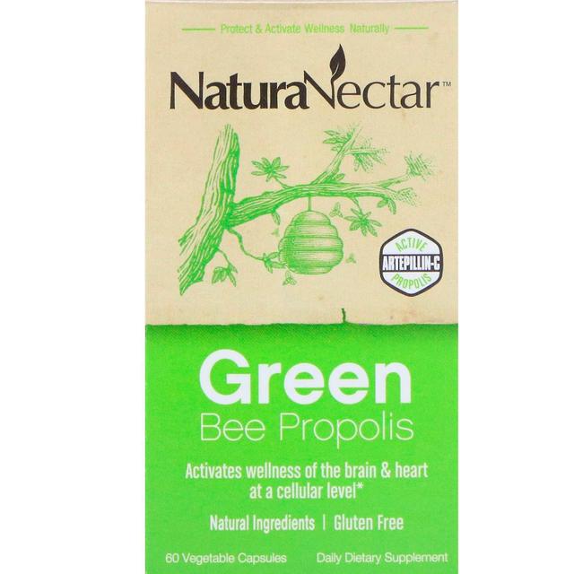 NaturaNectar, Green Bee Propolis, 60 Vegetable Capsules on Productcaster.