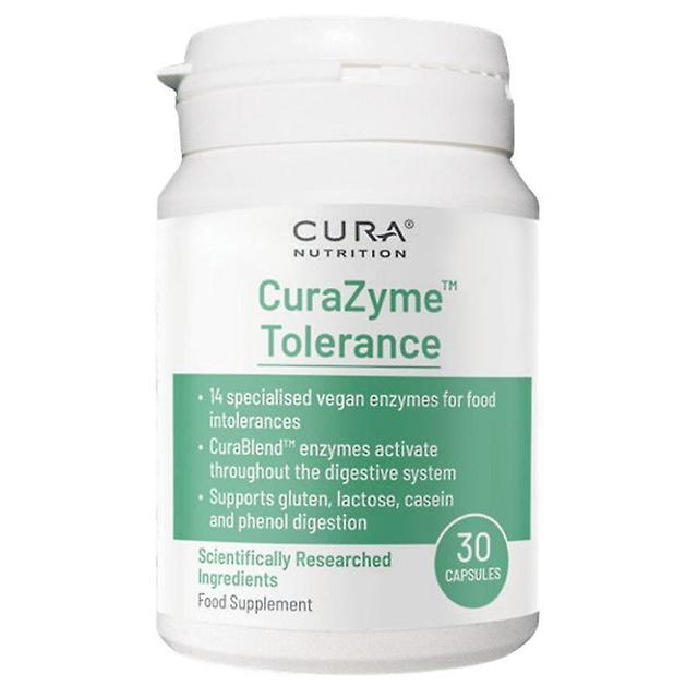 Cura Nutrition CuraZyme Tolérance Gélules 30 (8011) on Productcaster.