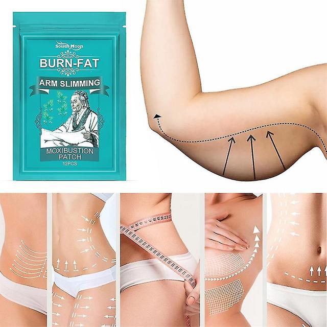 Arm Patch Herb Self-heating Fat Burning Mugwort Plaster Medicine Speed Patch Plaster 48pcs on Productcaster.