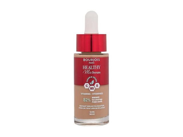 Bourjois Paris - Healthy Mix Clean & Vegan Serum Foundation 54N Beige - For Women, 30 ml on Productcaster.