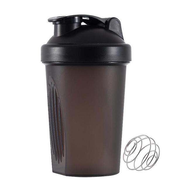 400 Ml Sports Fitness Gym Valle Protein Pulver Blanding Flaske sort on Productcaster.