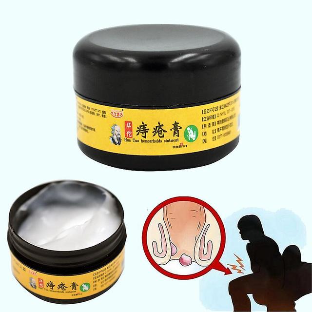 Qian 25g Hua Tuo Naturel Puissant Hémorroïdes Pommade Traitement Crème Hémorroïdes Internes Piles Thérapie de fissure anale externe on Productcaster.