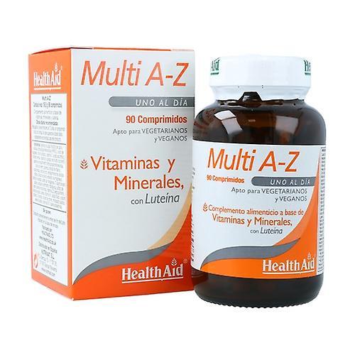 Health Aid Multi AZ - vitamins and minerals with lutein 90 tablets on Productcaster.