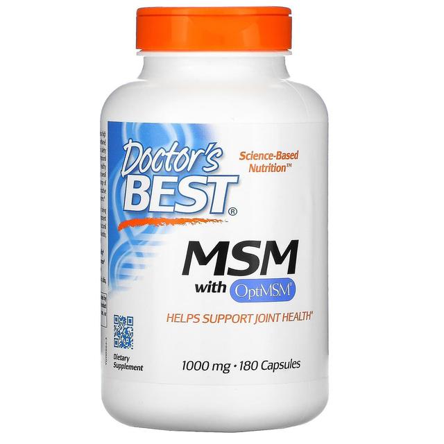 Doctor's Best, MSM with OptiMSM, 1,000 mg, 180 Capsules on Productcaster.