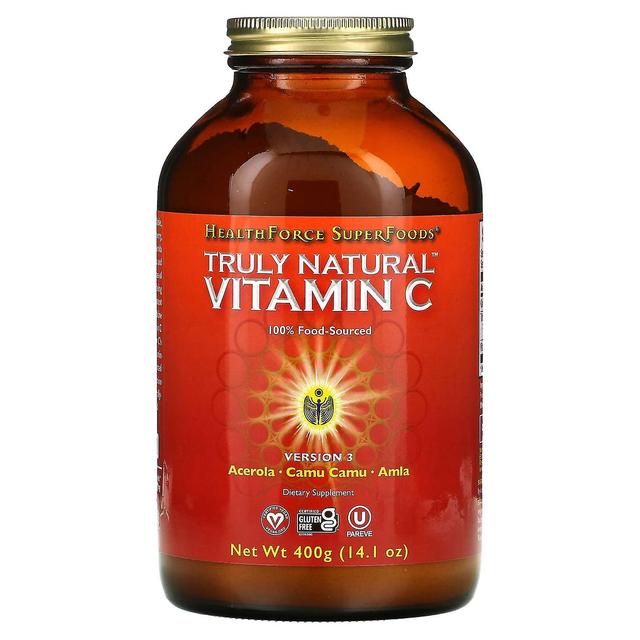 HealthForce Superfoods, Truly Natural Vitamin C, 14.1 oz (400 g) on Productcaster.