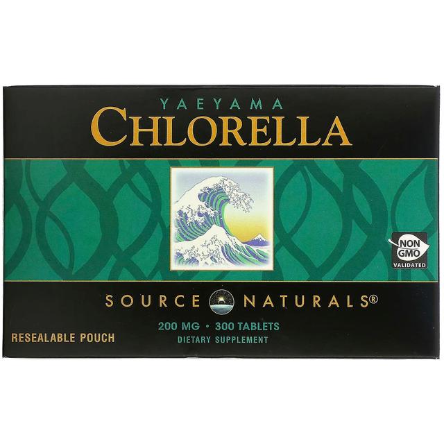 Source Naturals Lähde Naturals, Yaeyama Chlorella, 200 mg, 300 tablettia on Productcaster.