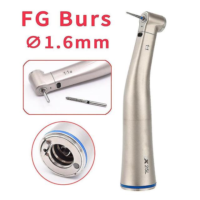 Tib Max Series 20:1 Reduction Push Button Low Speed Green Ring Contra Angle Dental Implant Surgery Handpiece With Optical Fiber 1 to 1 FG led Contra on Productcaster.