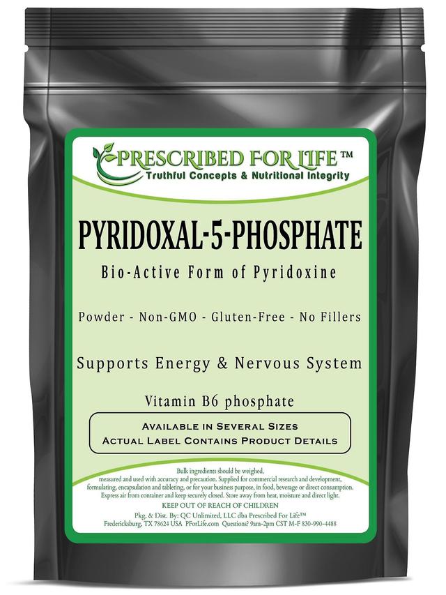 Prescribed For Life Piridoxal-5-fosfato-bio-forma ativa de piridoxina em pó 1 kg (2.2 lb) on Productcaster.