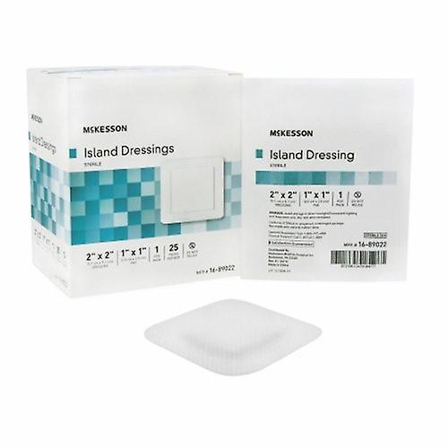 McKesson Adhesive Dressing 2 X 2 Inch Polypropyleen / Rayon Square White Steriel, Count of 1 (Pack van 1) on Productcaster.