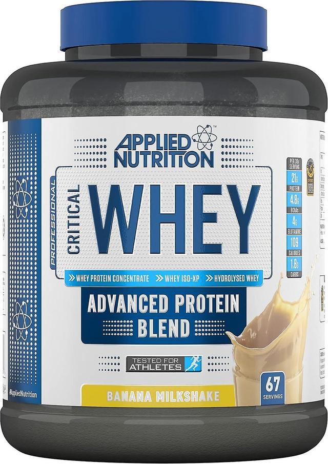 2Kg Applied Nutrition Critical Whey Protein Powder Muscle Building Banana Shake on Productcaster.