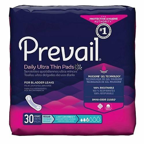 First Quality Bladder Control Pad Prevail Daily Pads 9-1/4 Inch Light Absorbency Polymer Core One Size Fits Most, Count of 90 (Pack of 1) on Productcaster.