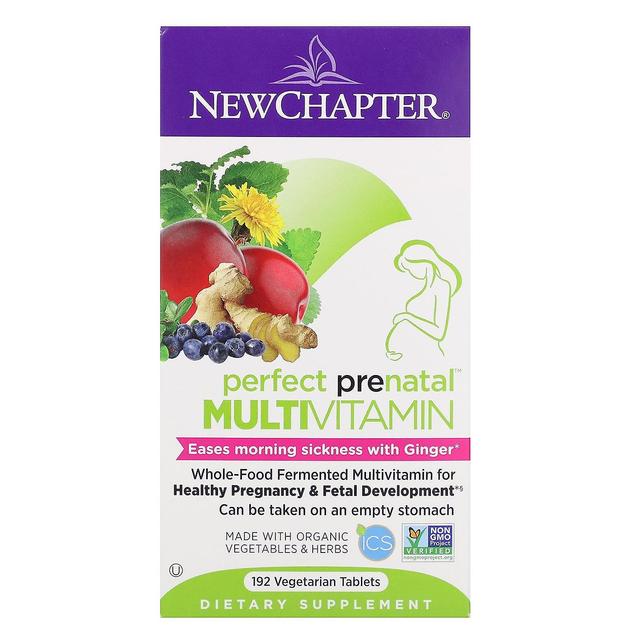 New Chapter, Perfect Prenatal Multivitamin, 192 Vegetarian Tablets on Productcaster.