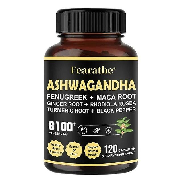 Vorallme Ashwagandha capsules that support energy, focus, physical performance and keep you looking your best 120 count-1 bottle on Productcaster.