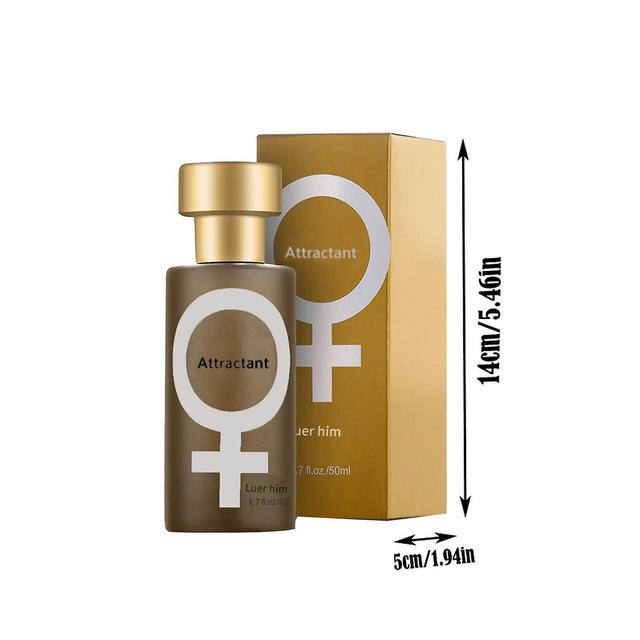 Shency Perfume Men And Women Increase Their Own To Seduce The Opposite To Enhance Temperament Eau Toilette 50ml NUO0463 Gold on Productcaster.