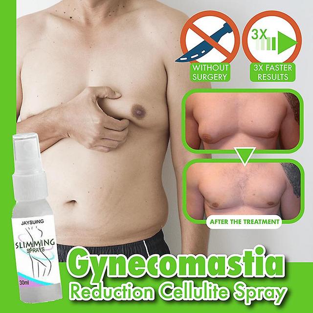 Face Spray For Reducing Gynecomastia For Men, Muscle Acceleration, Hardening Sprayer, Tightening Of Chest Muscles, Natural Extracts, Fitness 2pc on Productcaster.