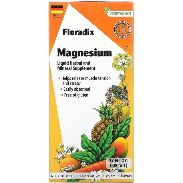 Gaia Herbs Gaia Kruiden, Floradix, Magnesium, 17 fl oz (500 ml) on Productcaster.