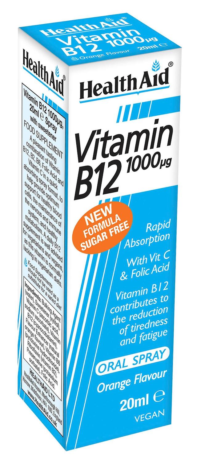 Health Aid Gesundheitshilfe Vitamin B12 1000ug Mundspray on Productcaster.