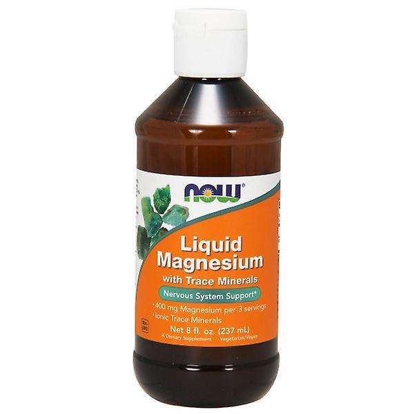 NOW Foods Agora Alimentos Magnésio Líquido, 8 oz (Pacote de 3) on Productcaster.