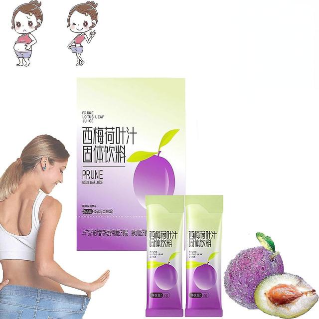 Mamusk Prune Lotus Leaf Juice,prune Juice Organic,prune Lotus Leaf Juice For Big Belly And Fat People, Promote Body Metabolism 1 Box on Productcaster.