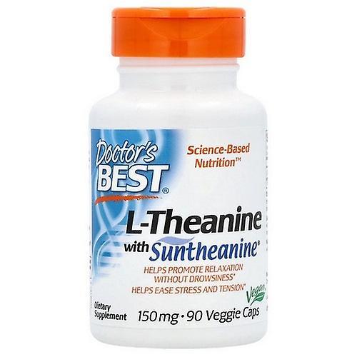 Doctor's Best Doctors Best L-Theanine with Suntheanine,150 mg ,90 Veggie Caps (Pack of 3) on Productcaster.