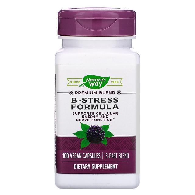 Nature's Way, B-Stress Formula, 100 Cápsulas Veganas on Productcaster.