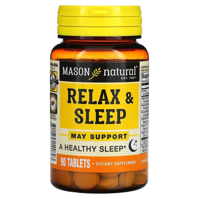 Mason Natural, Relax & Sleep, 90 Tablets on Productcaster.