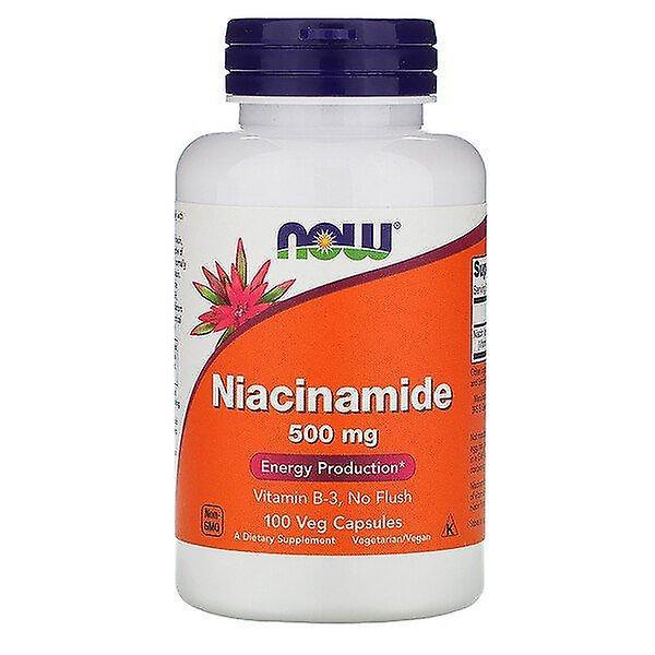 Now Foods, Niacinamide, 500 mg, 100 Veg Capsules on Productcaster.