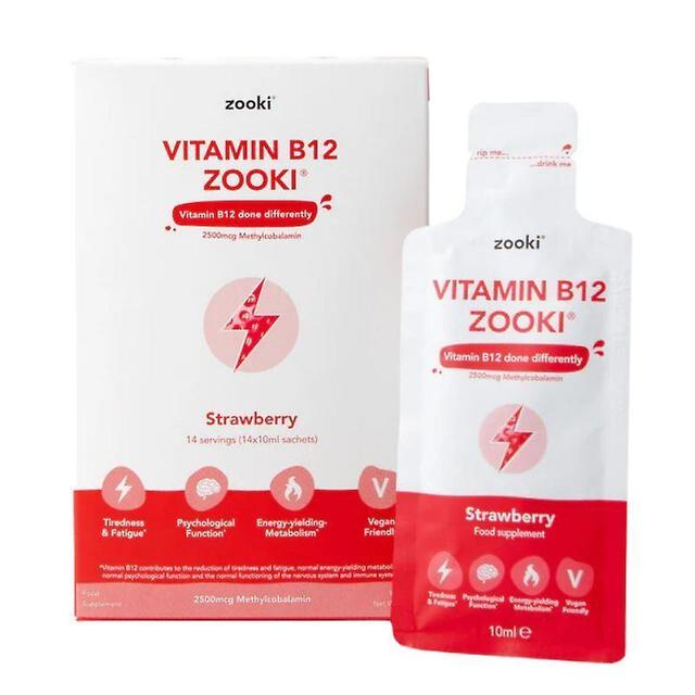 Zooki Liposomal Vitamin B12 Strawberry Sachets 14 on Productcaster.