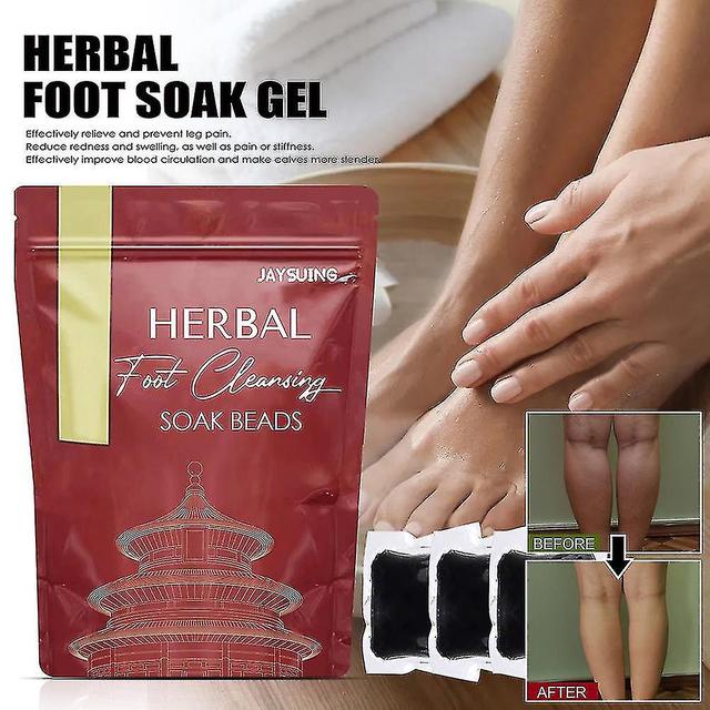 Herbal Foot Cleansing Soak Beads Sleep Relief Relaxing Spa Foot Bath Care Tool A on Productcaster.