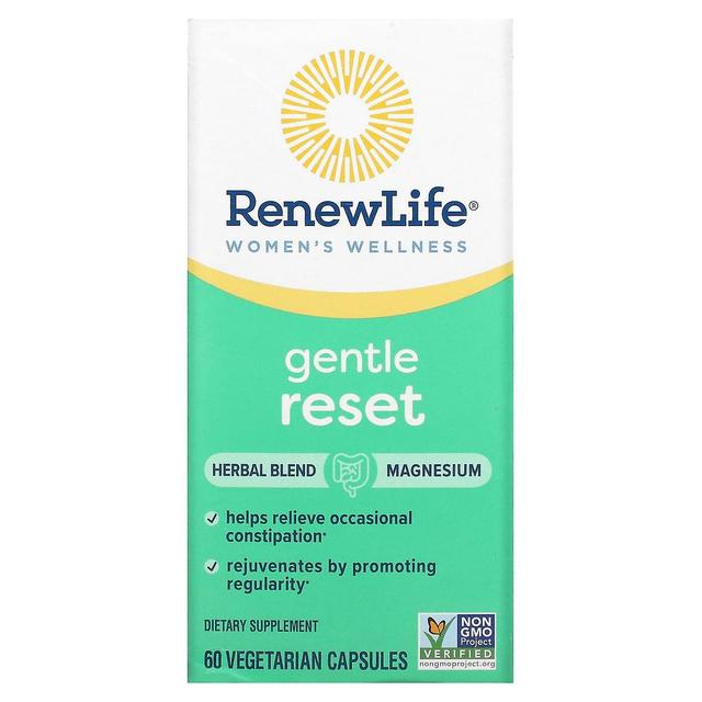 Renew Life, Women's Wellness, Gentle Reset , 60 Vegetarian Capsules on Productcaster.