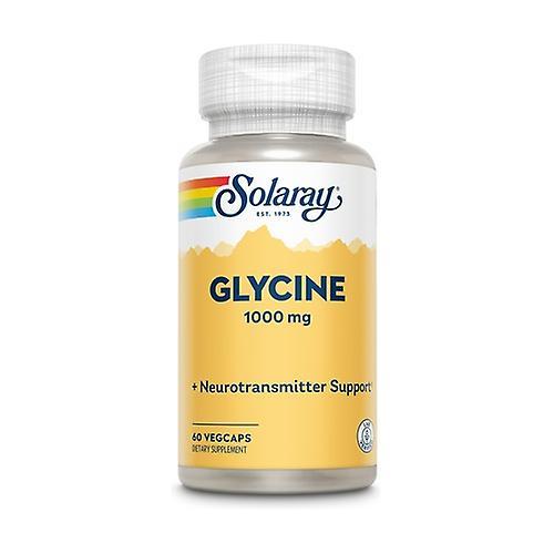 Solaray Glycine 60 vegetable capsules of 1000mg on Productcaster.