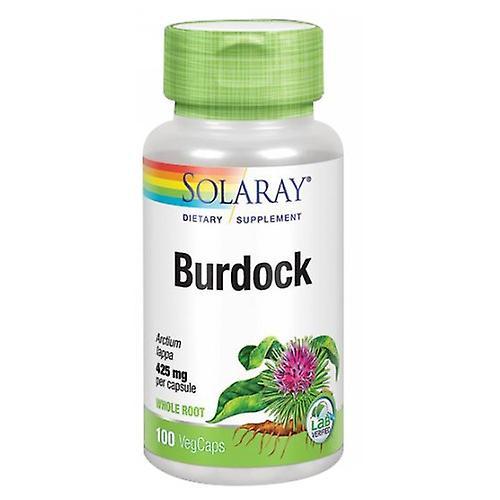 Solaray Burdock Root,425 mg,100 Caps (Paquet de 4) on Productcaster.