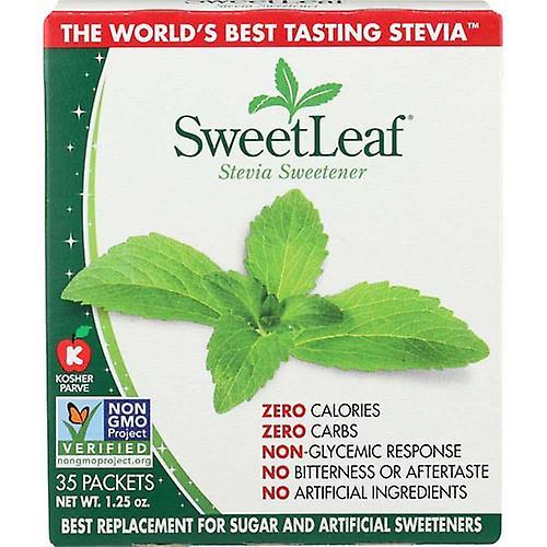 Sweetleaf Stevia Sweet Leaf Sødemiddel, 1g / 35 pakker (Pakke med 4) on Productcaster.