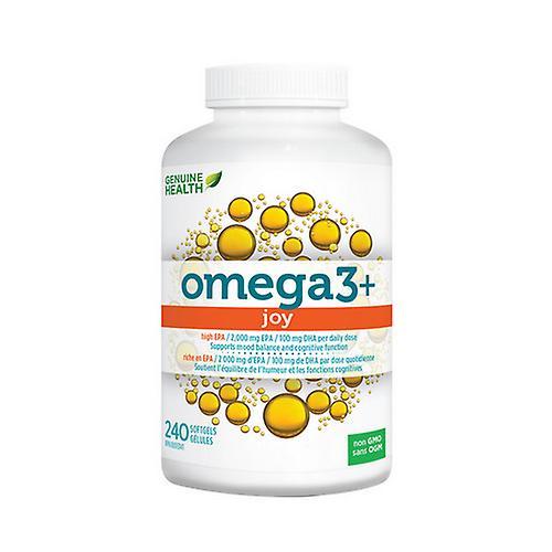 Genuine Health Omega3+ JOY ,240 Softgels on Productcaster.