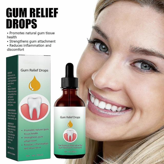 Ssyy Gum Regrowth Druppels, Natuurlijke Gom Herstel Vloeibaar Mondwater, Gum Therapy Gel Receding Gum Repair Behandeling Ondersteunt Een Goede Mond... on Productcaster.