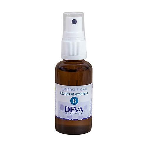 Deva Studies and Exams 30 ml of floral elixir on Productcaster.