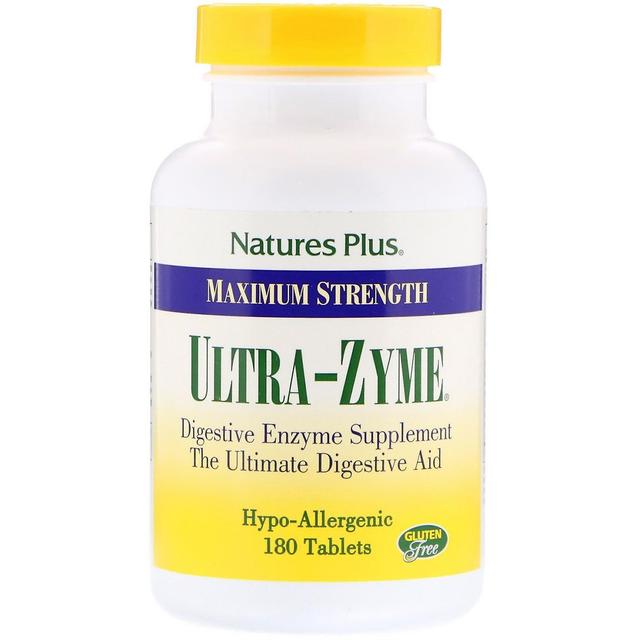 Nature's Plus, Ultra-Zyme de Força Máxima, 180 Comprimidos on Productcaster.