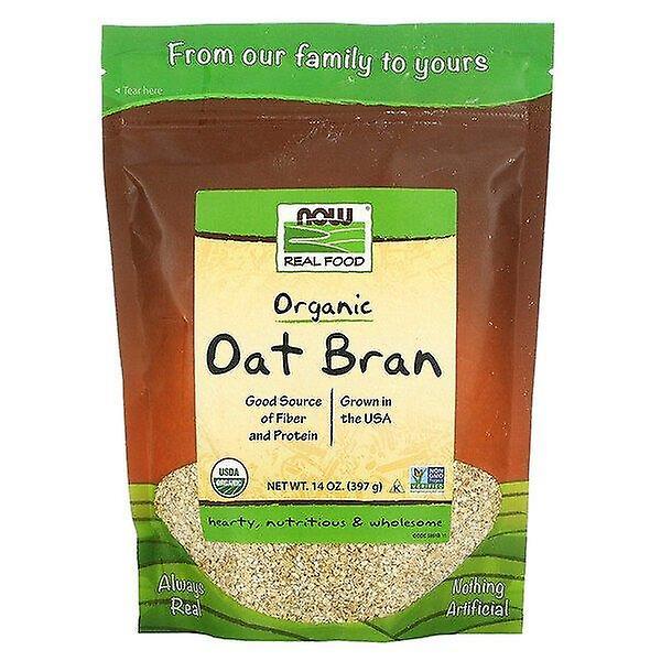 Now Foods, Real Food, Organic Oat Bran, 14 oz (397 g) on Productcaster.