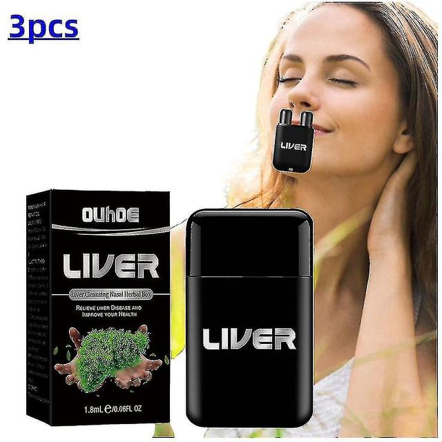 3pcs Vegan Liver Cleaning Nasal Herbal Box on Productcaster.