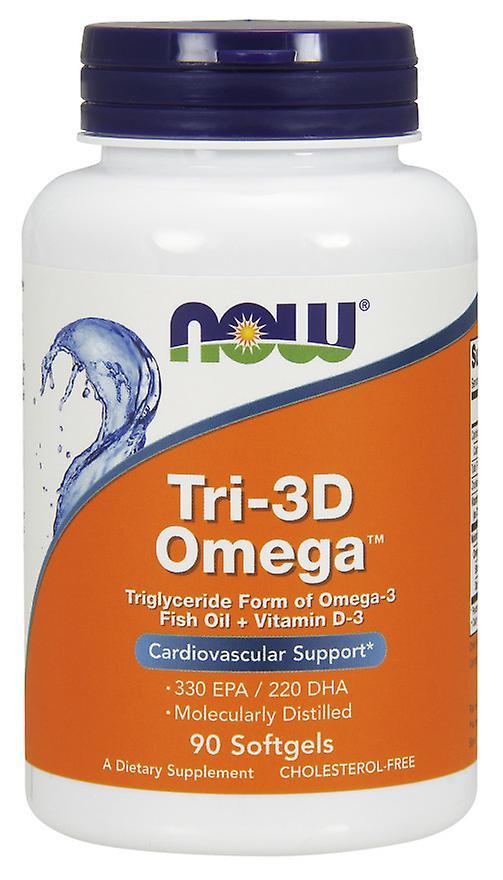 Now Foods Tri-3D Omega 90 Softgels 733739016850 on Productcaster.