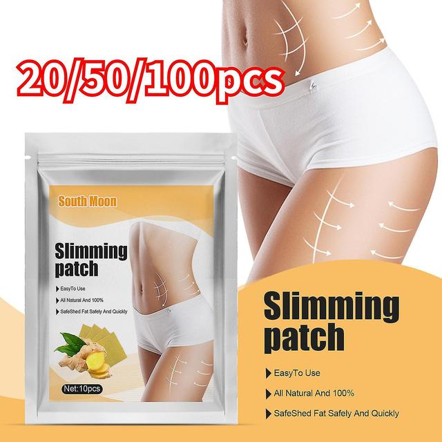 Schan 20-100pcs Burning Fat Sticker Slimming Patch Perte de poids Pâte Cellulite Corps Ventre Taille Brûleur de graisse Nombril Médecine chinoise on Productcaster.